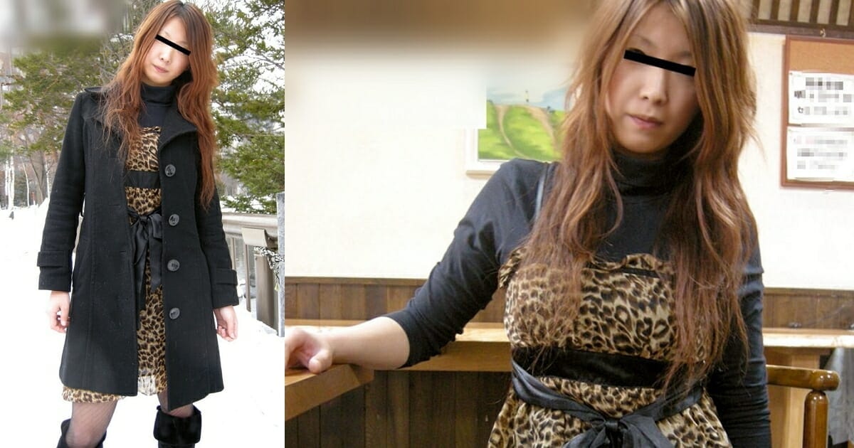 エリコ 黒いエッチな網タイツとレースのパンティーのエッチなお姉さん